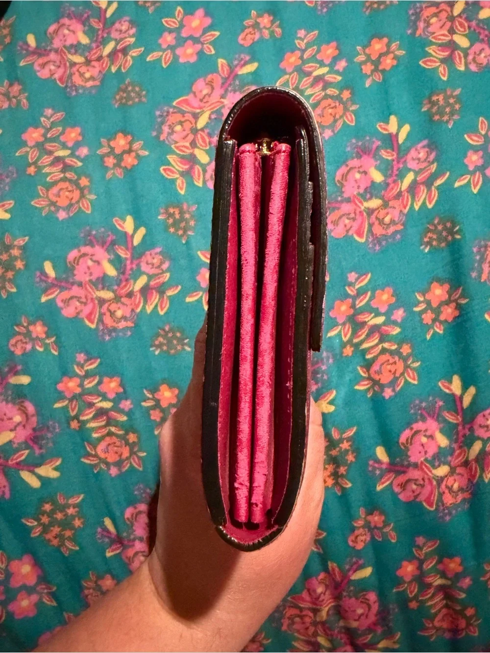 Louis Vuitton Red Vernis Embossed Long Wallet